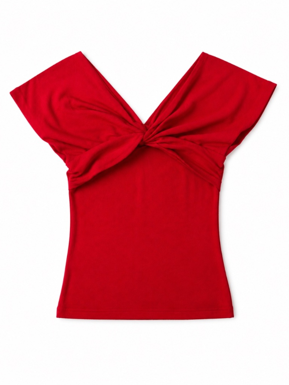 Anthropologie Style Red Off Shoulder Sweater with tags